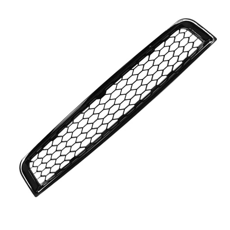 Front Kühlergrille Für A4 Für B6 Limousine 2002 2003 2004 2005 Front Lower Bumper Honeycomb Grille Mesh Center Racing Grill Ersatz Auto Front Gitter(Glossy Black) von Drkxdt