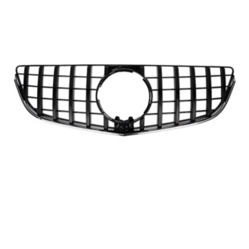 Front Kühlergrille Für Für Benz Für E Coupe Für W207 2014-2016 Für C207 Für E200 Für E250 Für E300 Für E400 Für E500 Stil Frontschürze Grille Haube Gril Auto Front Gitter(Schwarz) von Drkxdt