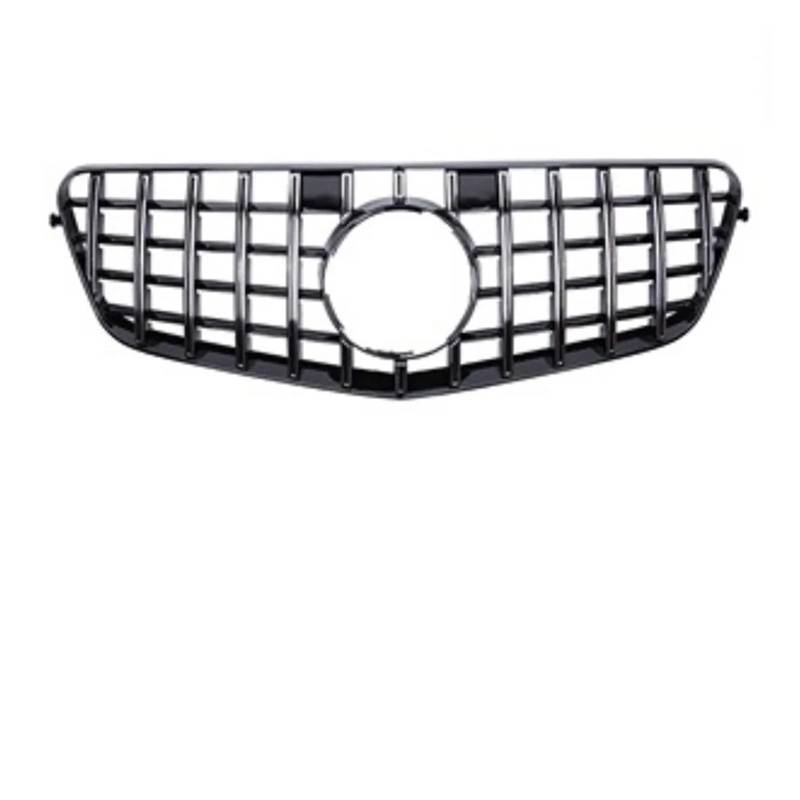 Front Kühlergrille Für Für Benz Für E-Klasse Für W212 Für E200 Für E250 Für E300 Für E350 Für E400 Für E550 Frontschürze Grille Racing Hood Grill Abdeckung Auto Front Gitter(Silber) von Drkxdt