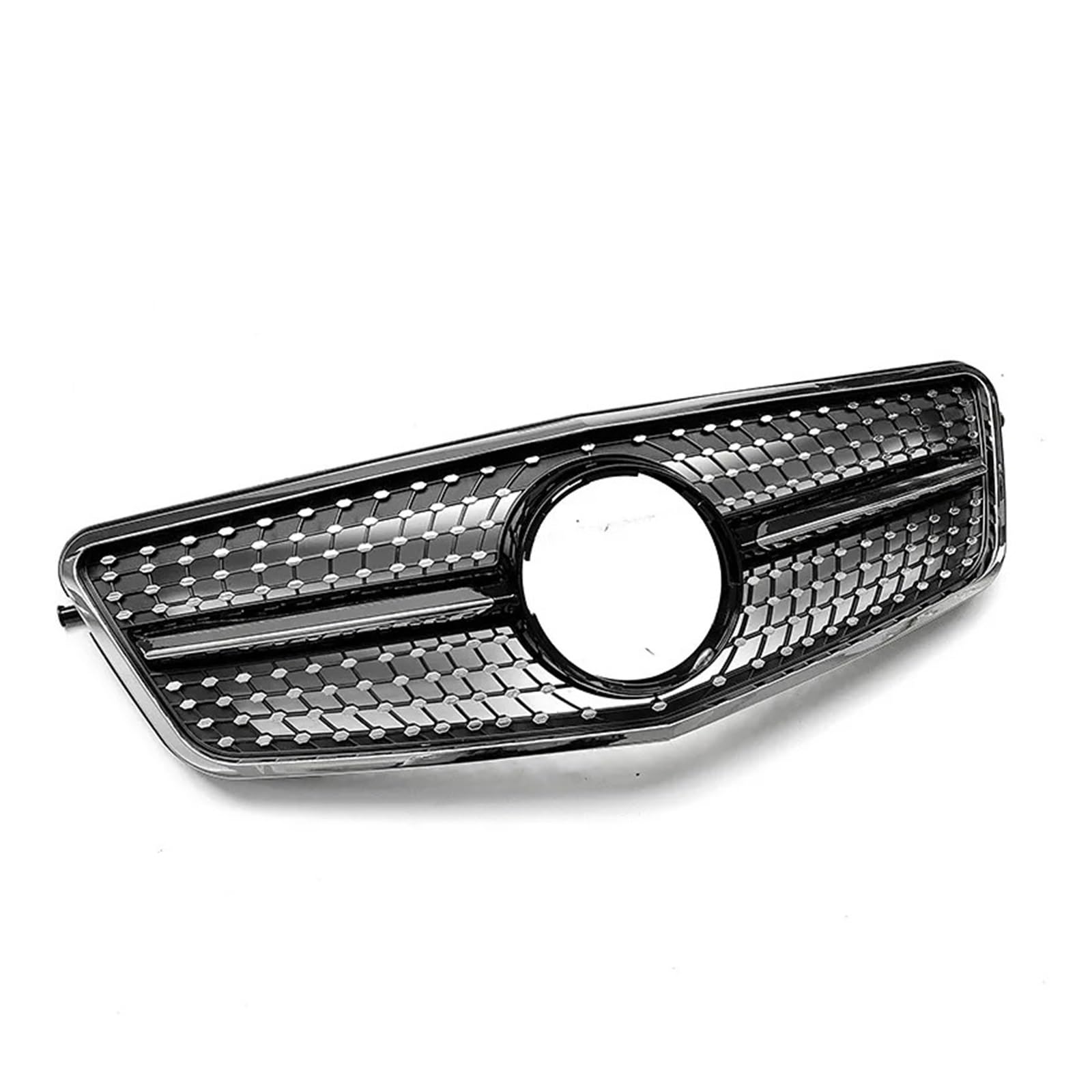 Front Kühlergrille Für Für Benz Für E-Klasse Für W212 Sternenhimmel-Kühlergrill Front-Renngrill Grillmasken-Abdeckungsverkleidungen Fronthaubengrills Auto Front Gitter(Black Grille) von Drkxdt