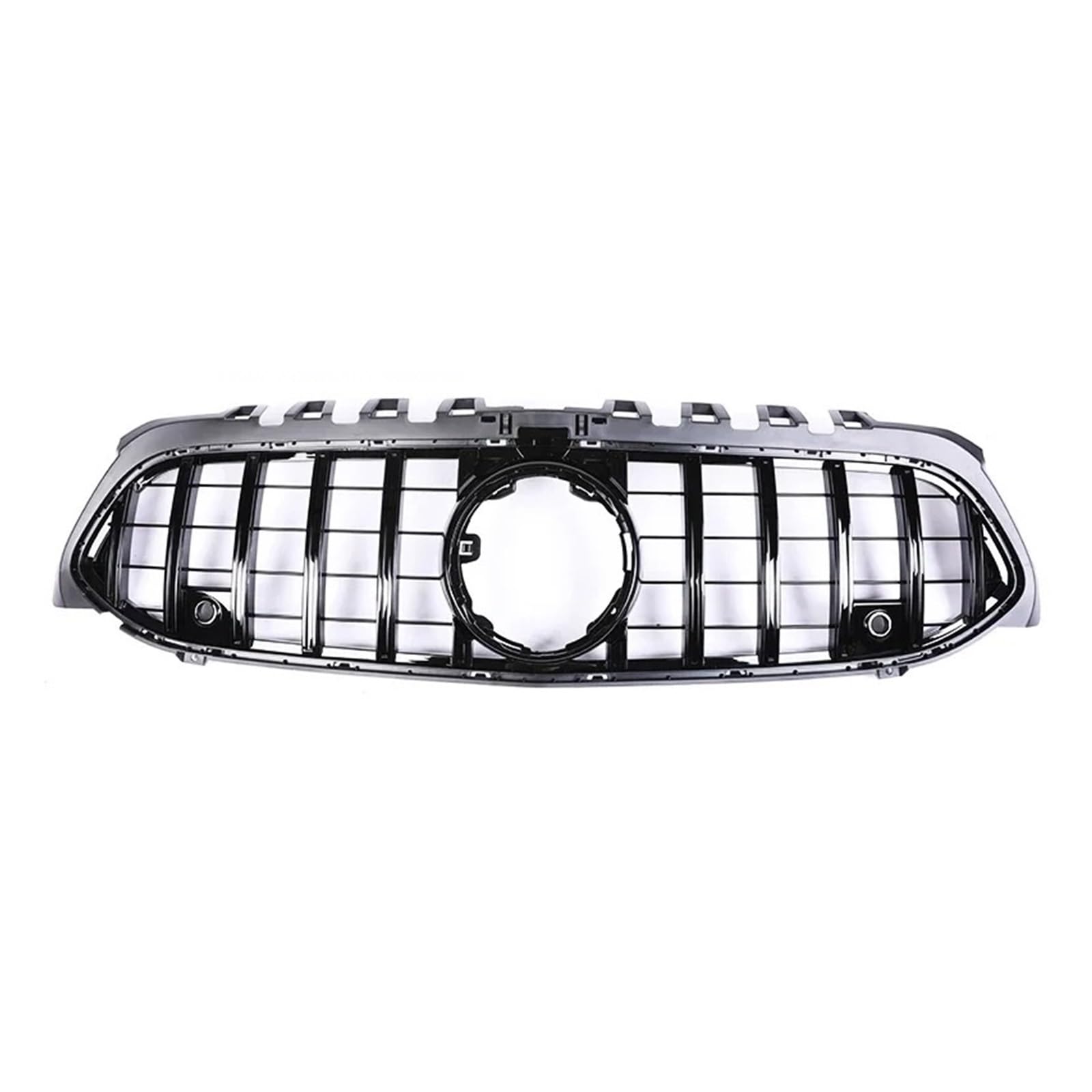 Front Kühlergrille Für Für Benz Für EINE Klasse Für V177 Für W177 2019 2020 2021 2022 Frontschürze Für A35 Für A45 Schwarz Chorme Grille Für A200 Für A180 Auto Front Gitter(12 GT Black) von Drkxdt