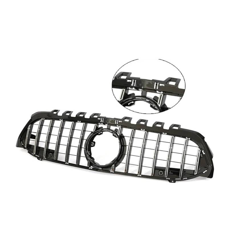 Front Kühlergrille Für Für Benz Für EINE Klasse Für V177 Für W177 2019 2020 2021 2022 Frontschürze Für A35 Für A45 Schwarz Chorme Grille Für A200 Für A180 Auto Front Gitter(14 GT Chrome WO Cam) von Drkxdt