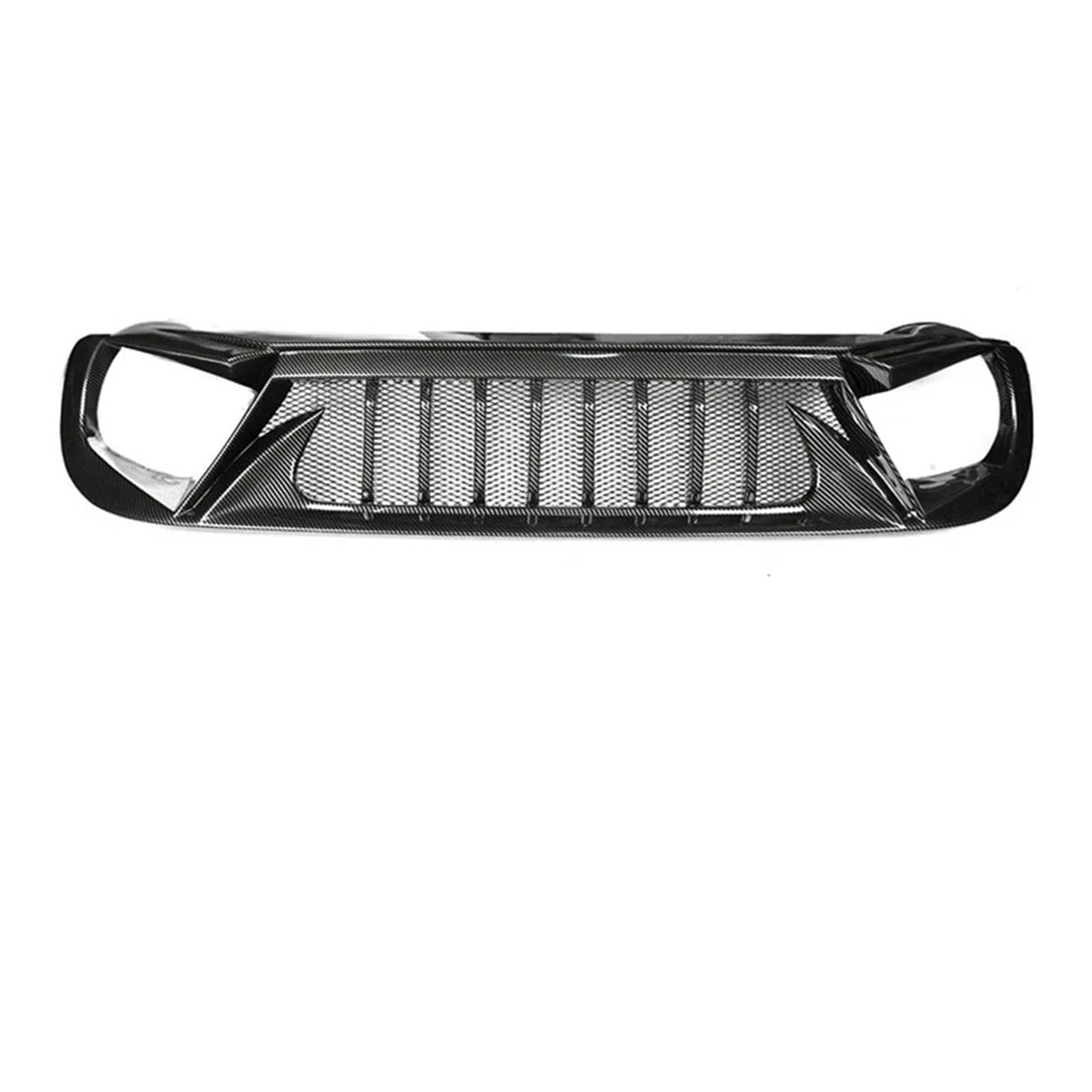 Front Kühlergrille Für Jeep Für Renegade 2016 2017 2018 2019 2020 Racing Grills Matt Schwarz Carbon Grille Lufteinlass Styling Außen Tuning Zubehör Teile Auto Front Gitter(1618Carbon) von Drkxdt