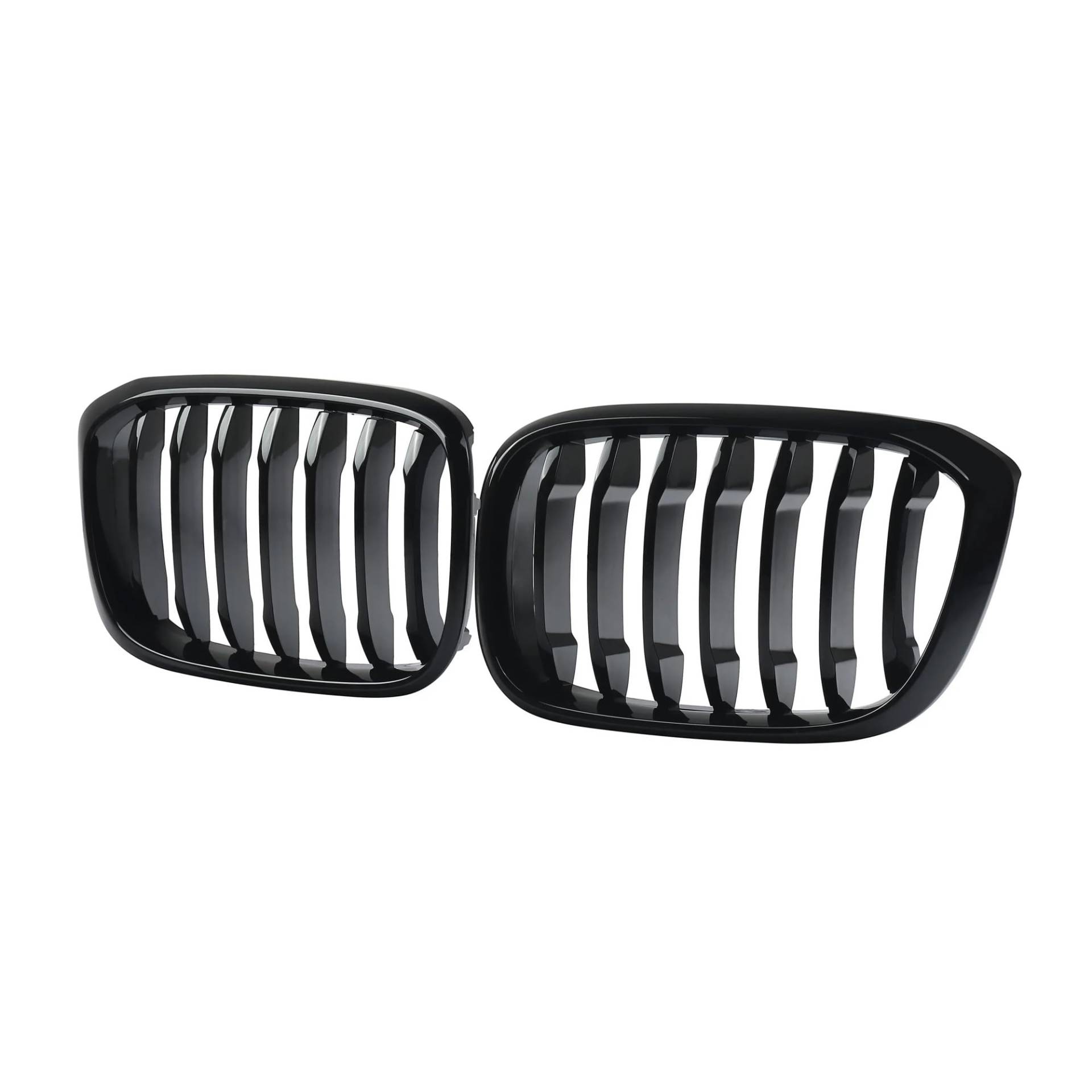 Front Kühlergrille Für X3 Für X3M Für G01 Für X4 Für G02 2018 2019 2020 Frontschürze Grill Grille Glänzend Schwarz Einzelne Lamelle Sport Stil Auto Ersatz Auto Front Gitter von Drkxdt