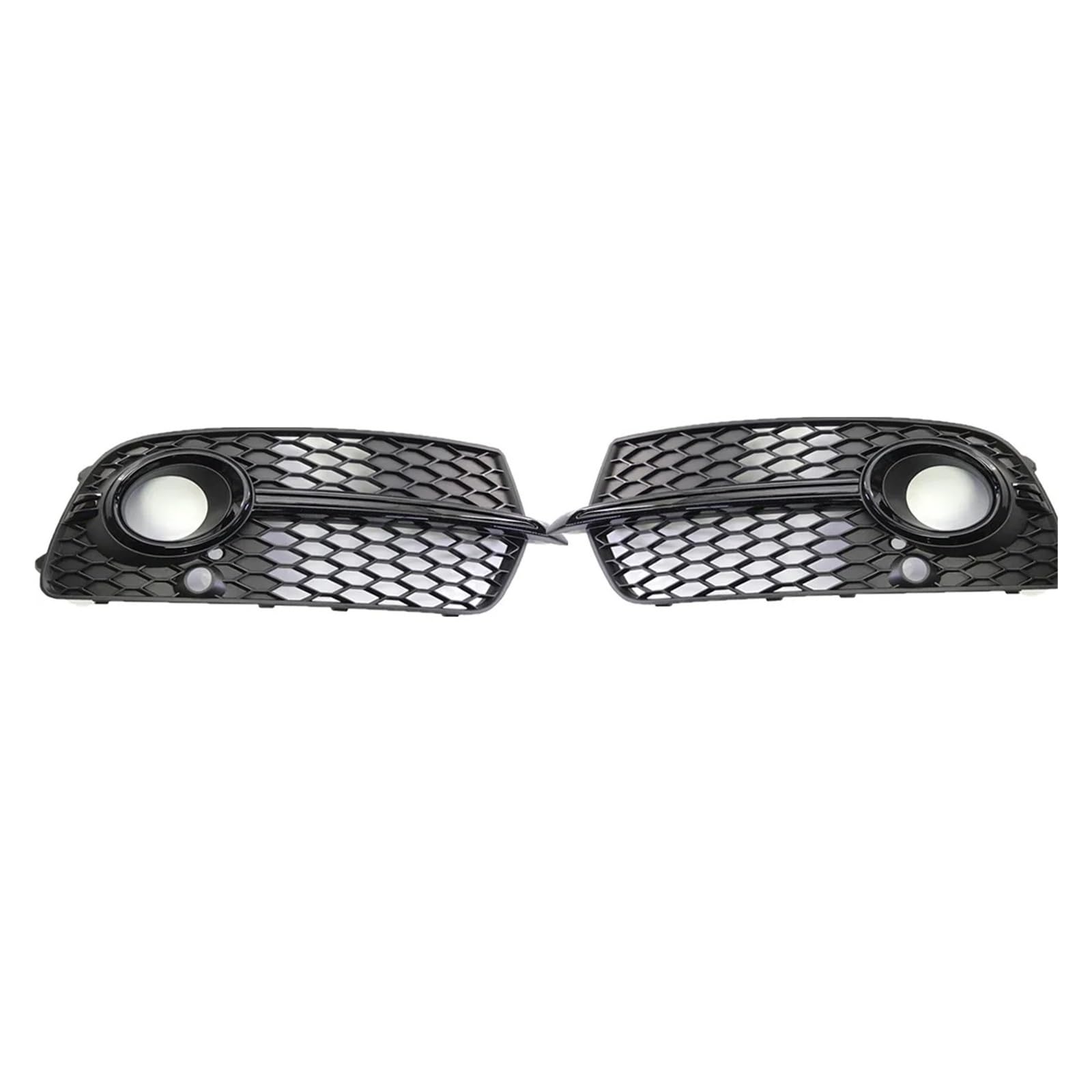 Front Kühlergrille Glänzend Schwarz Links Rechts Vorne Stoßstange Nebel Licht Kühlergrill Grill Abdeckung Für Q5 Für S-Line Für SQ5 Sport 4 Türen 2014-2017 Auto Styling Auto Front Gitter von Drkxdt