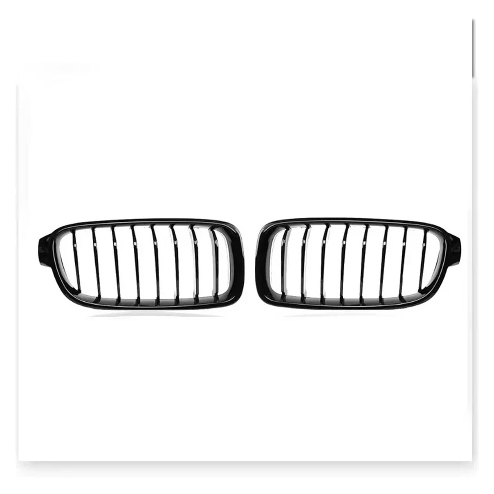 Front Kühlergrille Glanz Schwarz Auto Vorne Sport Grill Nieren Gitter Grill Für 3-Serie Für F30 Für F31 Für F35 Für 320i Für 320d Für 325i 2013 2014 2015 2016-2019 Auto Front Gitter(Gloss Black 1) von Drkxdt