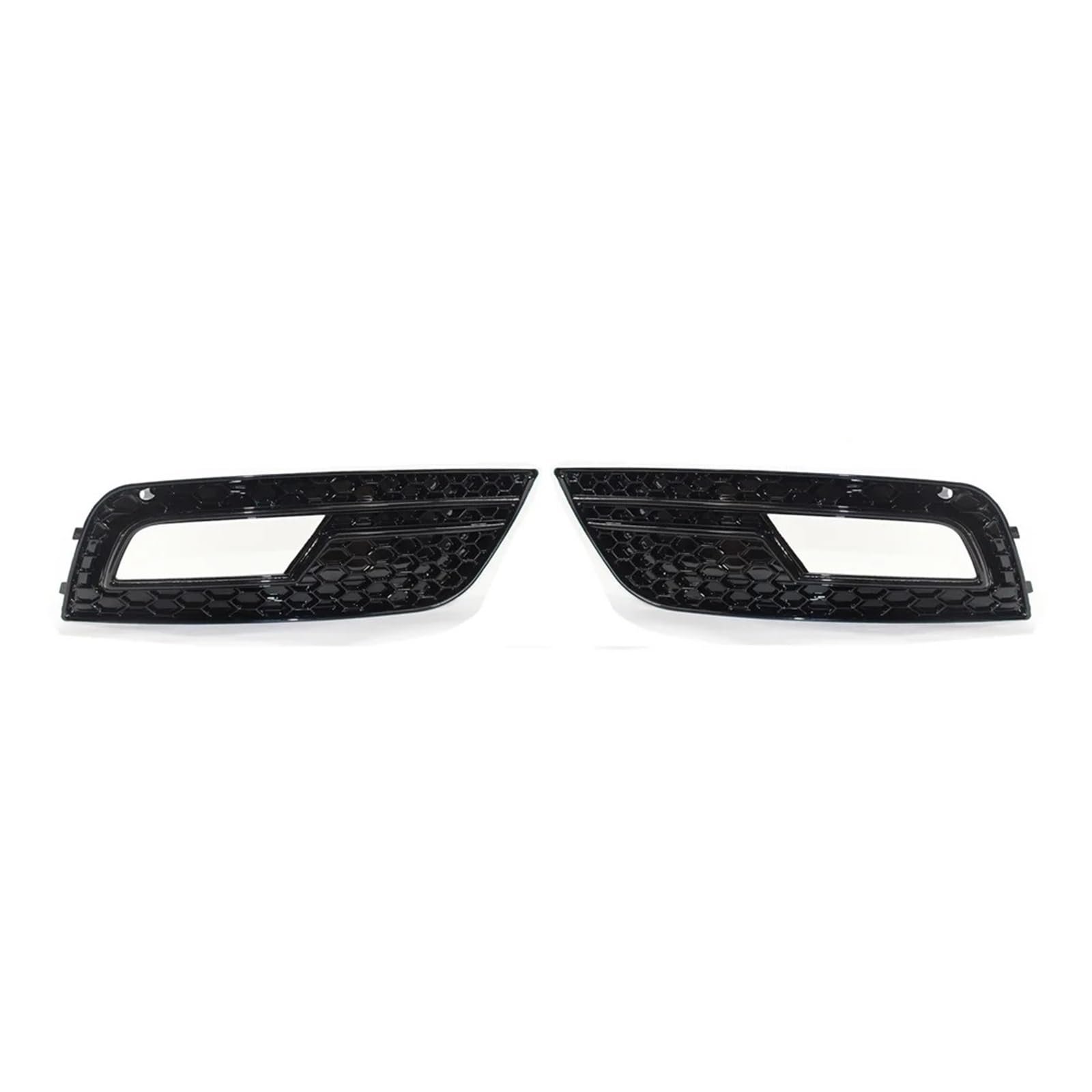 Front Kühlergrille Honeycomb Mesh Auto Front Stoßstange Nebel Licht Kühlergrill Abdeckung Für A4 Für B8.5 Standard Edition 2013 2014 2015 2016 Nebel Lampe Grill Auto Front Gitter(Schwarz) von Drkxdt