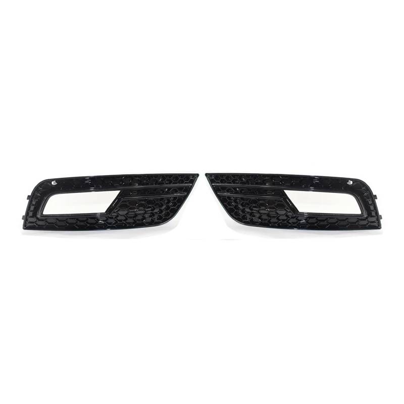 Front Kühlergrille Honeycomb Mesh Auto Front Stoßstange Nebel Licht Kühlergrill Abdeckung Für A4 Für B8.5 Standard Edition 2013 2014 2015 2016 Nebel Lampe Grill Auto Front Gitter(Schwarz) von Drkxdt