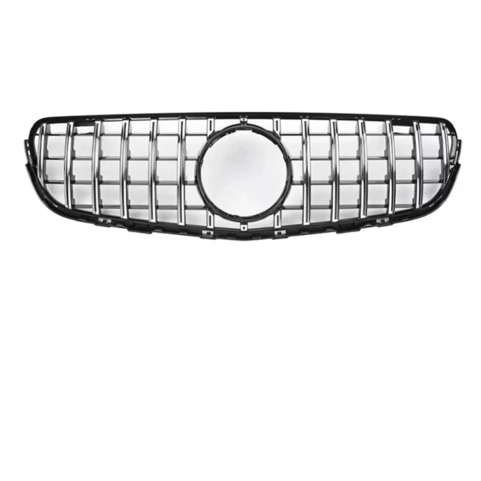 Front Kühlergrille Kühlergrill Einlass Mesh Stoßstange Grill Gitter Tuning Zubehör Für Für Benz Für GLC Für X253 2015 2016 2017 2018 2019 Auto Front Gitter(Silver1) von Drkxdt