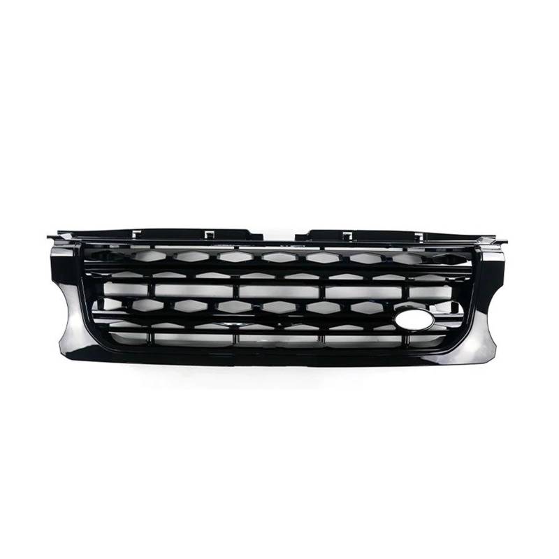 Front Kühlergrille Kühlergrill Für Land Für Rover Für Discovery 4 Für LR4 2014 2015 2016 Für L319 Frontstoßstange Mittelplatte Styling Obere Renngrills Autozubehör Auto Front Gitter(All Black) von Drkxdt