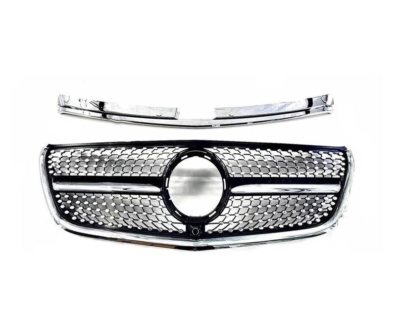 Front Kühlergrille Kühlergrill Stoßstange Einlass Grill Gitter Für Für Benz Für Vito Für V Für W447 2015 2016 2017 2018 2019 2020 2021 2022 2023 Kit Auto Front Gitter(VITO Black1) von Drkxdt