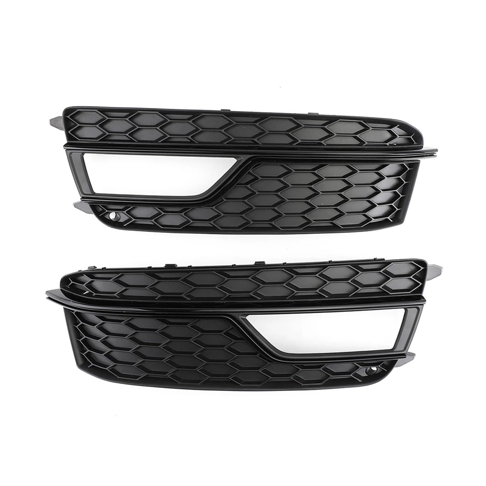 Front Kühlergrille Nebelscheinwerfergitter Decken Frontstoßstangengrill Für A5 Für S-Line Für S5 2013 2014 2015 2016 2017 8T0807681K 8T0807682K Glänzend Schwarz Kit Ab Auto Front Gitter(1 Paar) von Drkxdt