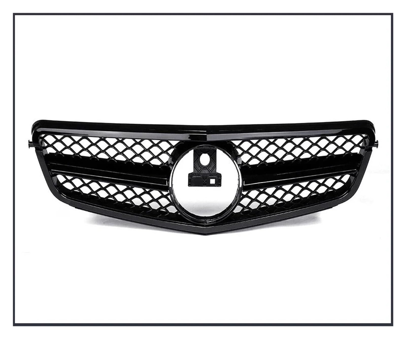 Front Kühlergrille Renngrills Für Für Benz Für C-Klasse Für W204 2008 2009 2010–2014 Für C180 Für C250 Für C350 Frontstoßstangengrill Kühlergrill Auto Front Gitter(AMG Glossy Black) von Drkxdt