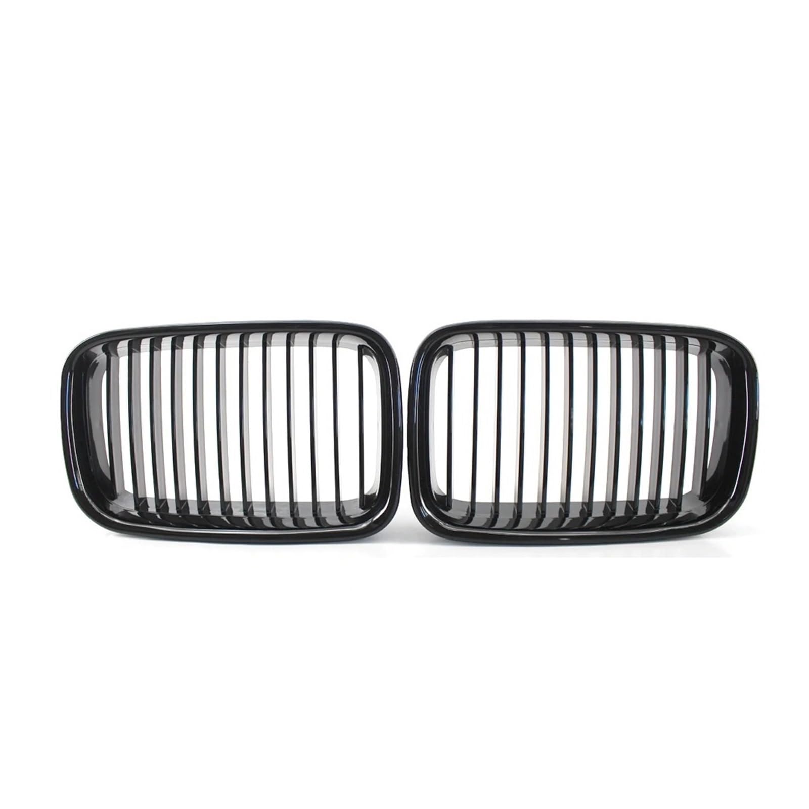 Front Kühlergrille SCHWARZ Grille ABS Front Ersatz Haube Nieren Grill Für E36 1997 1998 1999 318i Für 323i Für 325i Für 320i Für 328i Auto Front Gitter(Gloss Black2) von Drkxdt