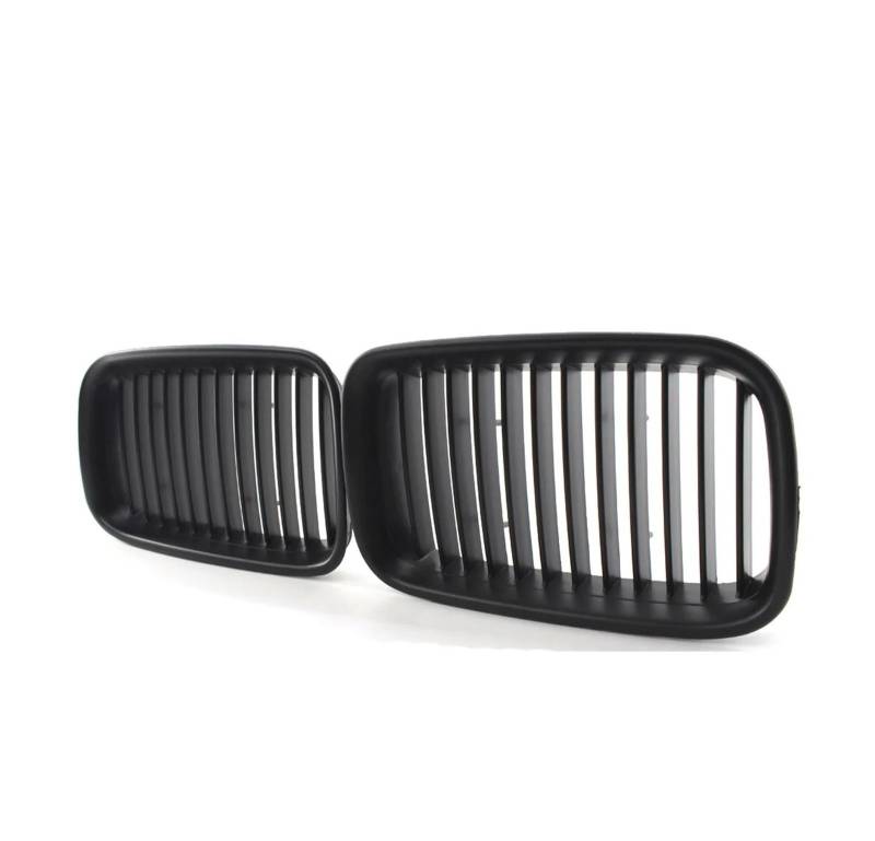 Front Kühlergrille SCHWARZ Grille ABS Front Ersatz Haube Nieren Grill Für E36 1997 1998 1999 318i Für 323i Für 325i Für 320i Für 328i Auto Front Gitter(Matte Black1) von Drkxdt