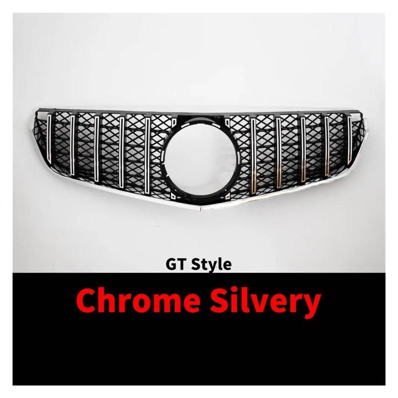 Front Kühlergrille Sport Front Kühler Gitter Stoßstange Grille Grill Für Für Benz Für W207 Für C207 Für A207 Für E Coupe 2009 2010 2011 2012-2016 Auto Front Gitter(2009-2012 GT Silvery) von Drkxdt