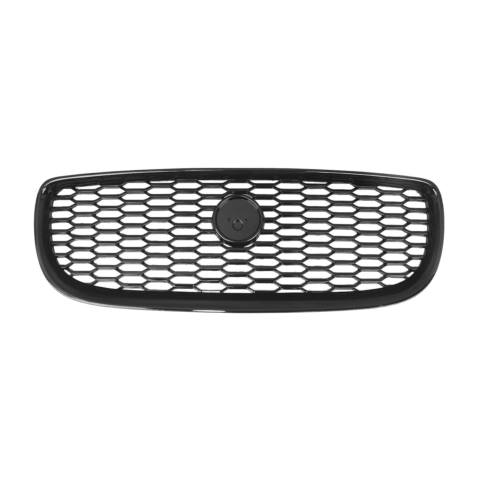 Front Kühlergrille Vorderer Kühlergrill Racing-Grill Für Jaguar Für XE 2015 2016 2017 2018 2019 2020 Auto Front Gitter(Glossy Black) von Drkxdt