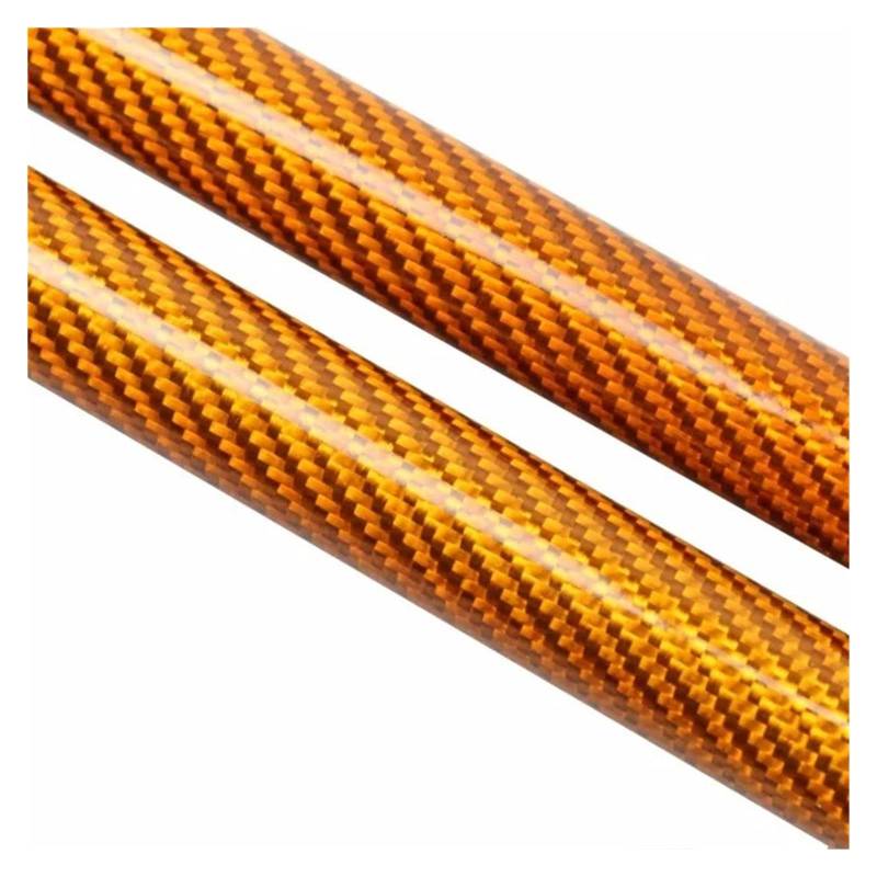 Motorhauben Gasfeder Für Benz Für CLA C117 2013-2019 Haube Streben Vorne Motorhaube Lift Unterstützung Schock Dämpfer Absorber Zylinder Prop Stangen Gas Frühling Gasdruckfeder(Carbon Fiber Orange) von Drkxdt