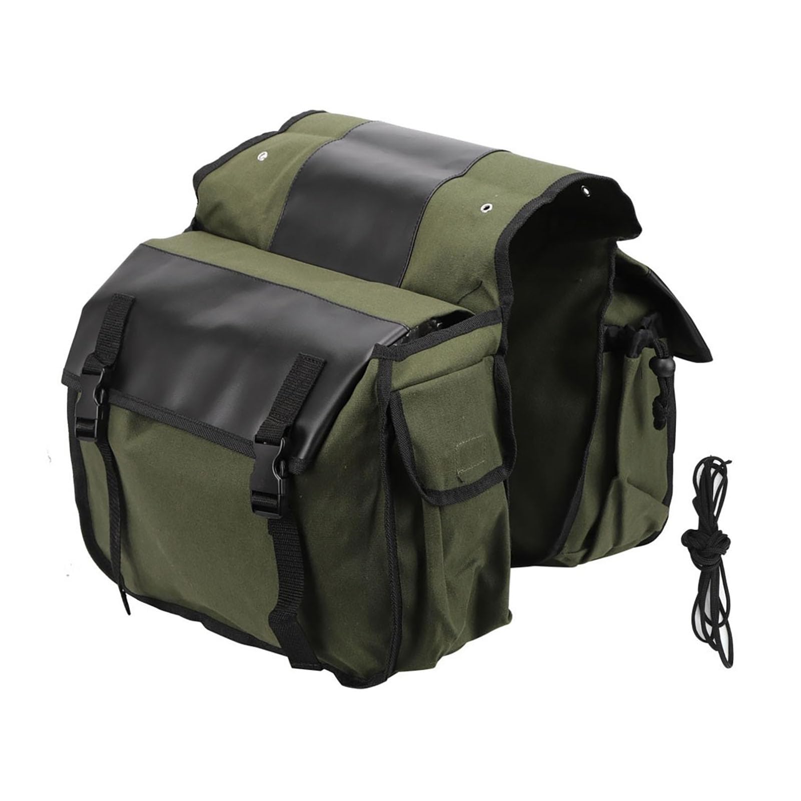 Dsacxixai Fahrradtasche, Motorrad-Satteltaschen, wasserdicht, für Fahrradsattel, Reisefahrer, für Touren, Motorrad, Box (grün) von Dsacxixai