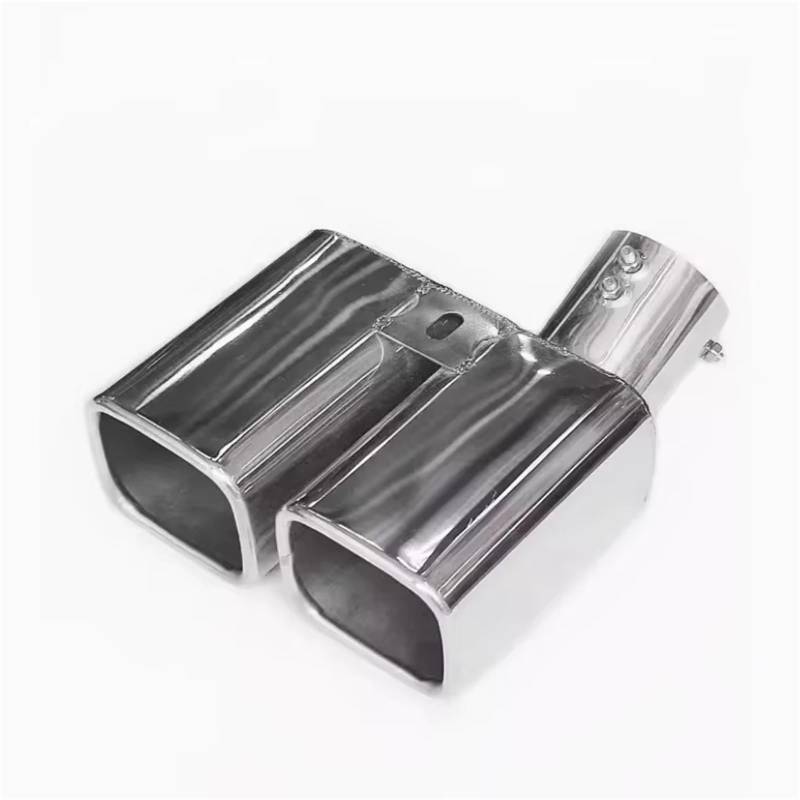 Auspuff Endrohr Für Alphard Modifikation Dual Square Edelstahl Auspuffspitzen Autozubehör Auspuffrohr Auspuffspitze(Silber) von Dtbdfak