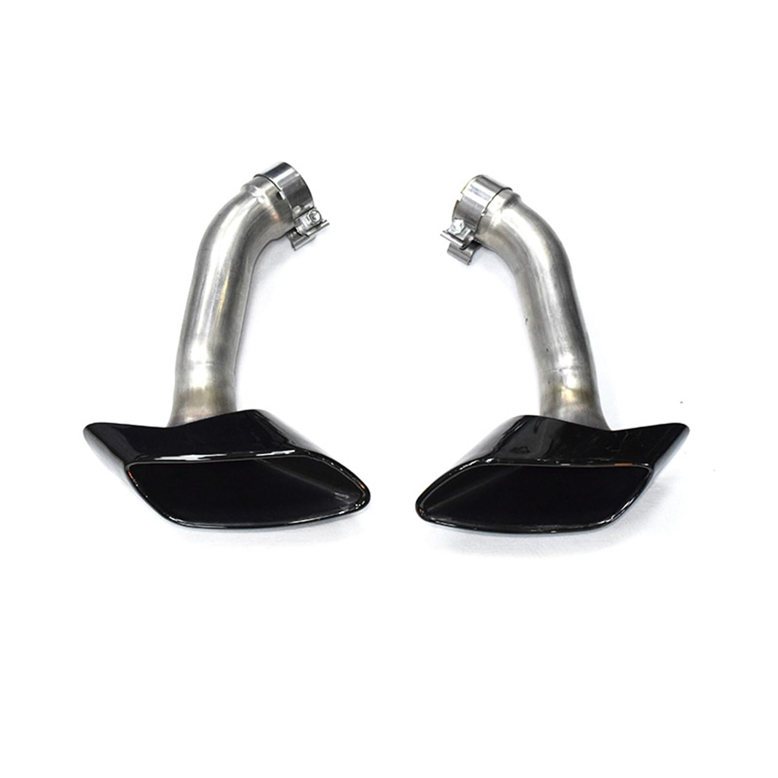 Auspuff Endrohr Für X6 E71 V8 2008-2013 304 30 Auto Auspuffrohr Schalldämpfer Spitze Abdeckung Quadratische Endrohr Düse Auto Auspuff Spitze Auspuffspitze(Black Exhaust Tip) von Dtbdfak