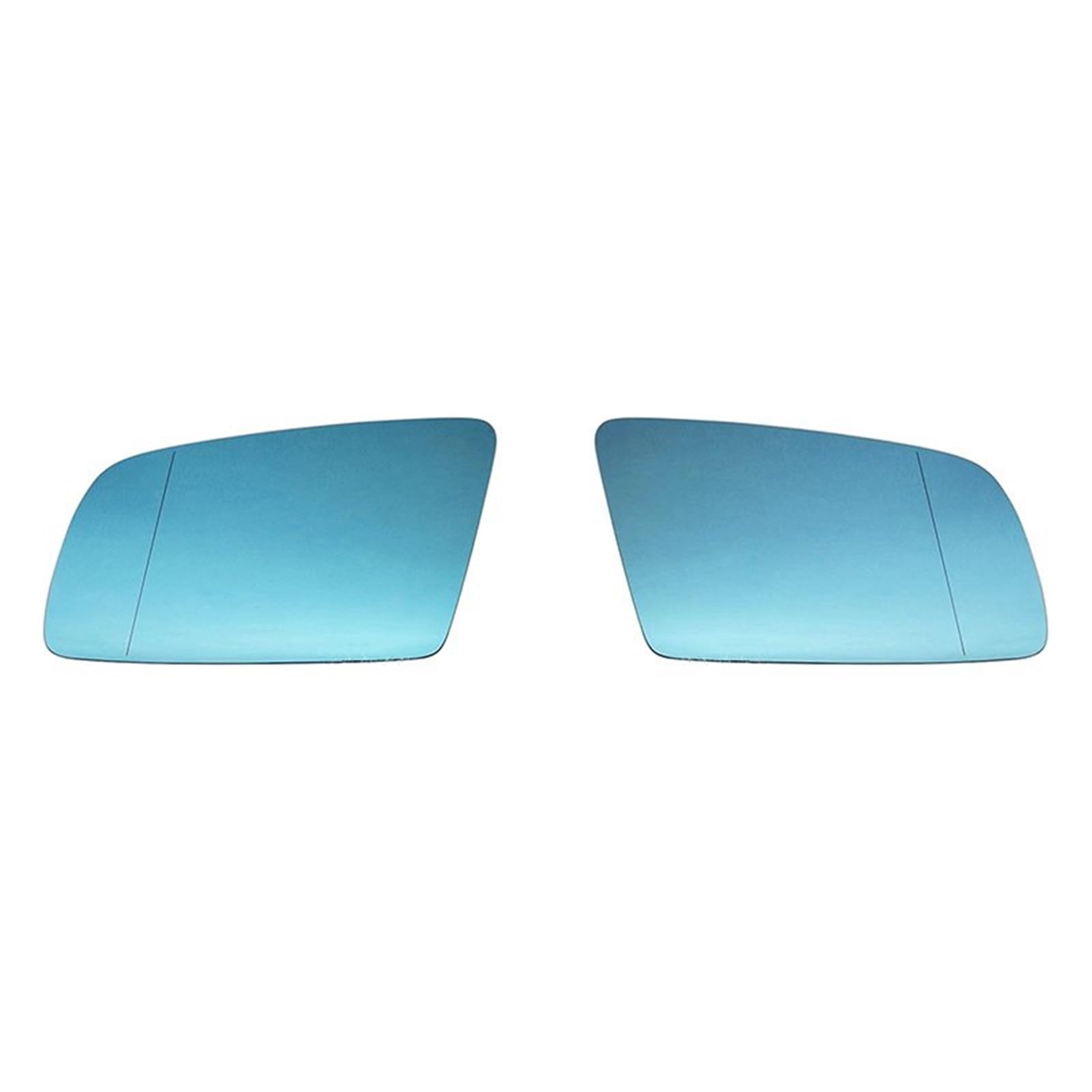 Außenspiegelglas Für 5 Series E60 E61 E63 E64 2003–2008, links und rechts, blau, beheizter Außenspiegel, Weitwinkel-Rückspiegel Autospiegel Aus Glas(A pair blue) von Dtbdfak