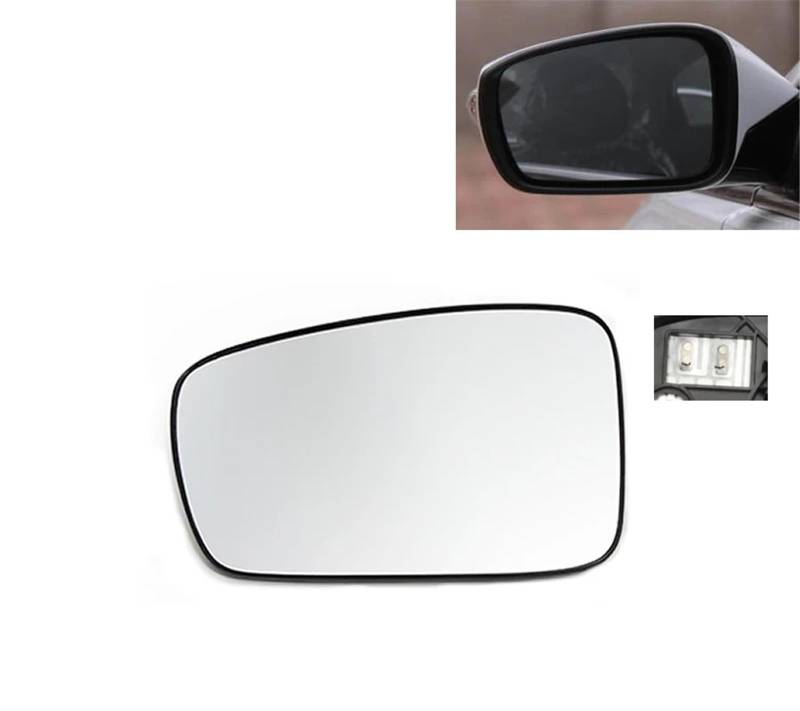 Außenspiegelglas Für Hyundai Für Sonata 8 2010-2014 Tür Flügel Rückspiegel Linsen Äußere Rück Seite Spiegel Weiß Glas objektiv Autospiegel Aus Glas(1piece left heating) von Dtbdfak