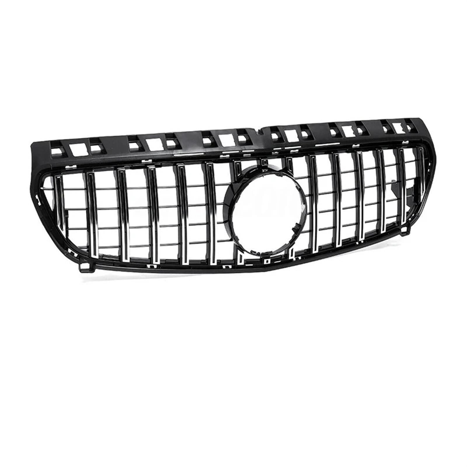 Auto Front Kühlergrille Für Benz A-KLASSE W176 2013-2018 A180 A200 A250 GTR Diamant Stil Auto Vorderen Stoßfänger Gitter Haube Mesh Auto Kühlergrill(13-15 GT Silver) von Dtbdfak