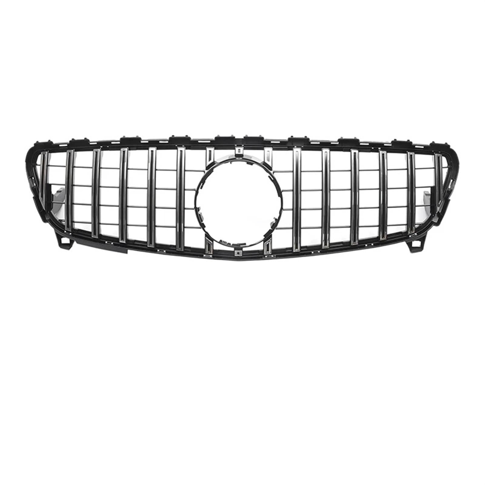 Auto Front Kühlergrille Für Benz A-KLASSE W176 2013-2018 A180 A200 A250 GTR Diamant Stil Auto Vorderen Stoßfänger Gitter Haube Mesh Auto Kühlergrill(16-18 GT Silver) von Dtbdfak