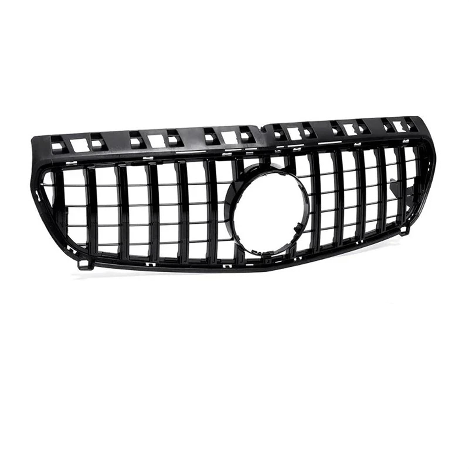 Auto Front Kühlergrille Für Benz A-KLASSE W176 2013-2018 GTR A180 A200 A250 Diamant Stil Auto Vorderen Stoßfänger Gitter Haube Mesh Auto Kühlergrill(13-15 GT Black) von Dtbdfak