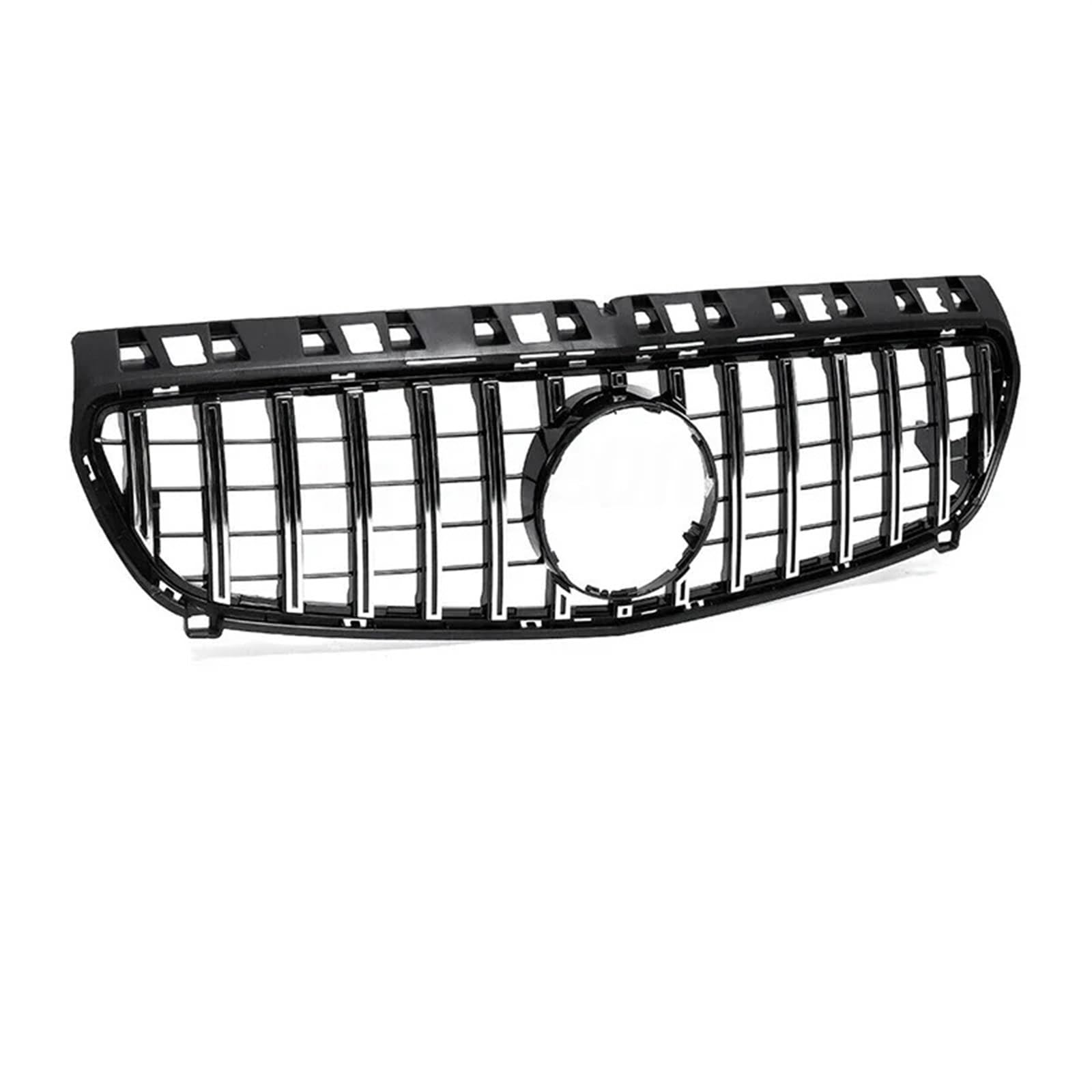 Auto Front Kühlergrille Für Benz A-KLASSE W176 2013-2018 GTR A180 A200 A250 Diamant Stil Auto Vorderen Stoßfänger Gitter Haube Mesh Auto Kühlergrill(13-15 GT Silver) von Dtbdfak