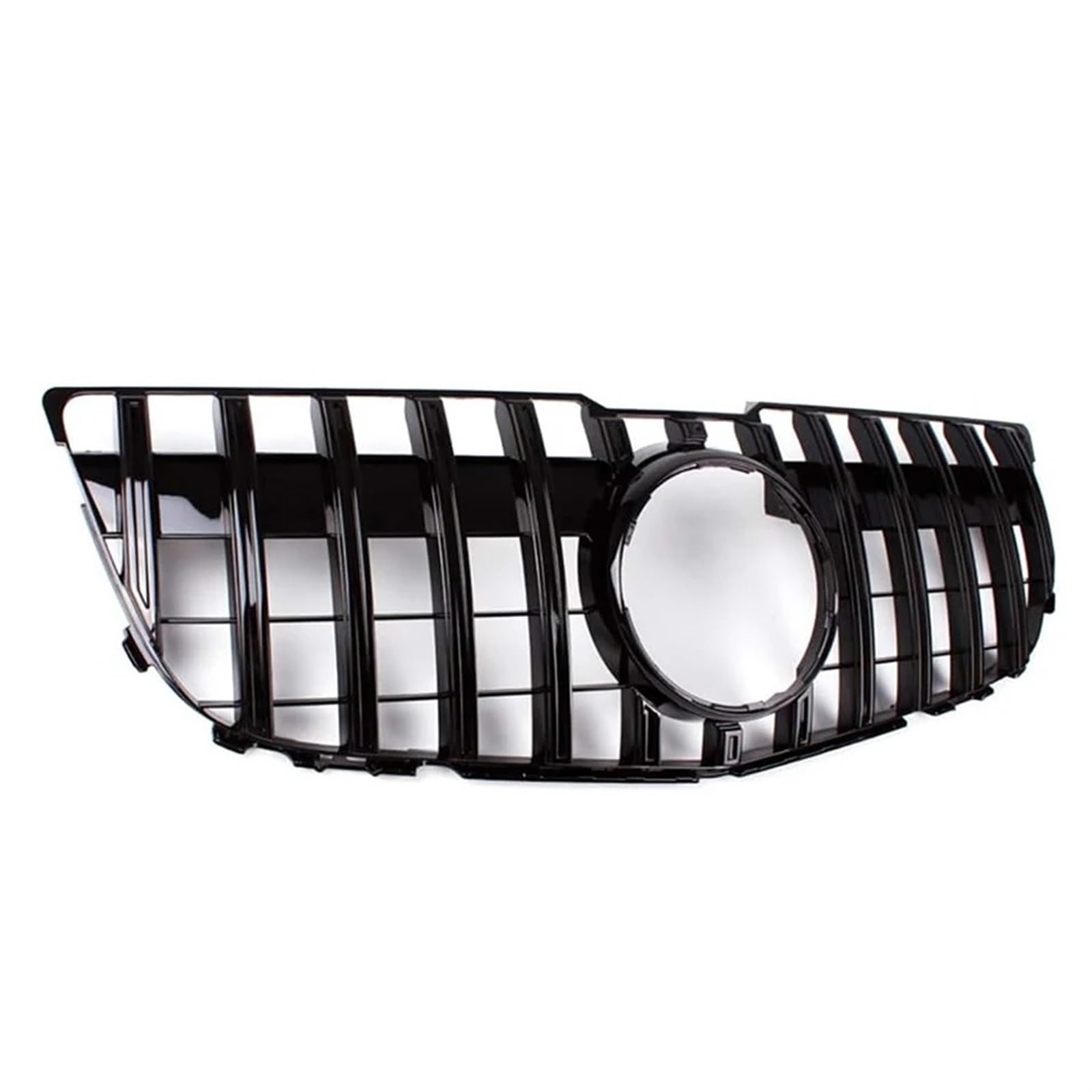 Auto Front Kühlergrille Für Benz Für GLK Klasse X204 2008-2012 Auto Stoßstange Haube Mesh Front Grill Oberen Racing Grille Schwarz/Silber Auto Kühlergrill(Schwarz) von Dtbdfak