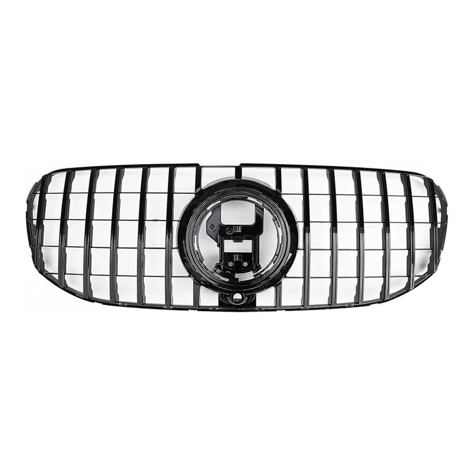 Auto Front Kühlergrille Für Benz Für GLS-Class X167 2020-IN Schwarz/Silber GTR Stil Auto Front Grill Stoßstange Racing Grille Auto Kühlergrill(Schwarz) von Dtbdfak