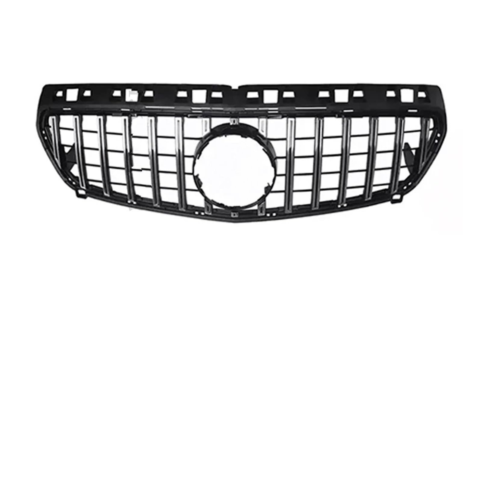 Auto Front Kühlergrille Für Benz W176 A 2018 2017 2016 2015 2014 2013 A180 A45 A260 A200 Fronteinlass Stoßstangengrill Grill GT Diamant Tuning Auto Kühlergrill(13-15 GT Silvery) von Dtbdfak