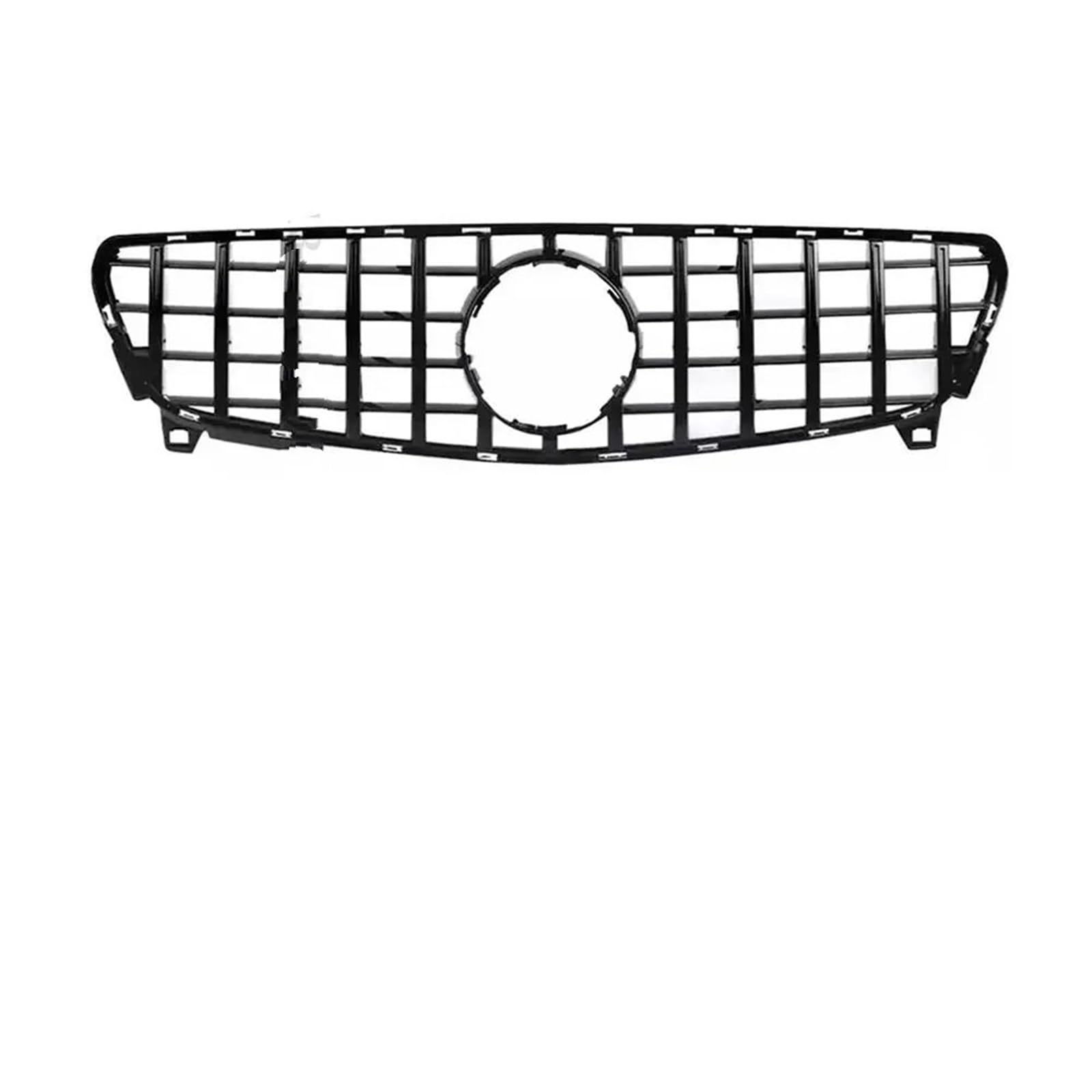 Auto Front Kühlergrille Für Benz W176 A 2018 2017 2016 2015 2014 2013 A180 A45 A260 A200 Fronteinlass Stoßstangengrill Grill GT Diamant Tuning Auto Kühlergrill(16-18 GT Black) von Dtbdfak