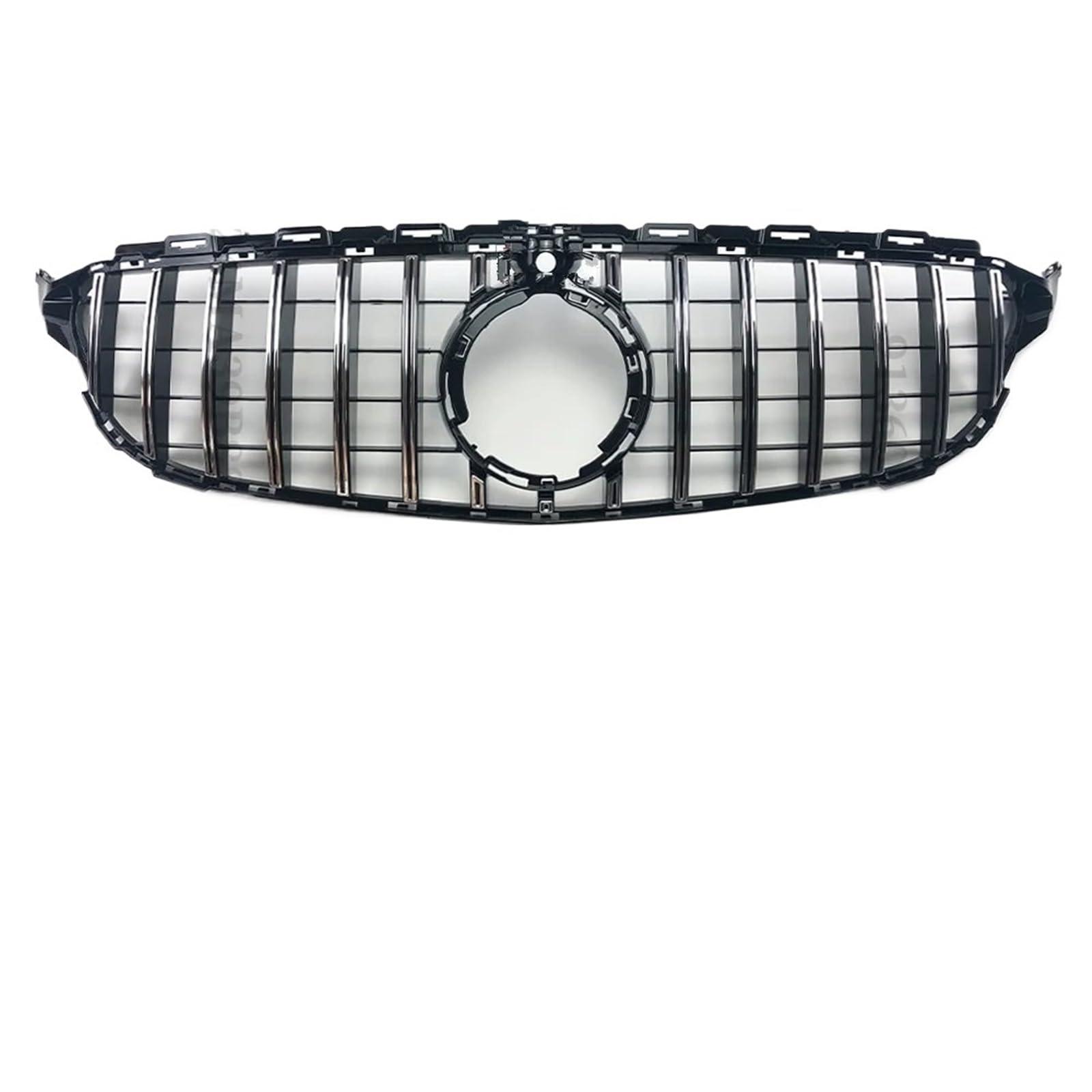 Auto Front Kühlergrille Für Benz W205 S205 C C205 C180 C200 C250 C300 C260 2014-2021 Oberer Ersatz-GT-Stil Frontstoßstangengrill Auto Kühlergrill(19-21Silver with Cam) von Dtbdfak