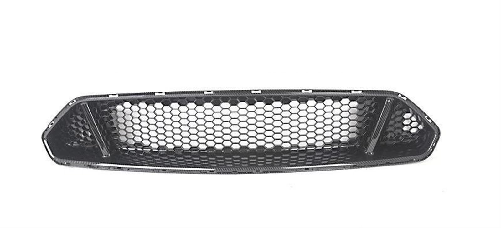 Auto Front Kühlergrille Für Ford Für Mustang 2018 2019 2020 2021 Carbon Fiber Muster Auto Vorderen Stoßfänger Mesh Grille Grills Racing Grille Auto Kühlergrill(A) von Dtbdfak