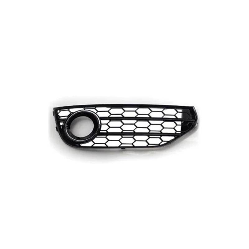 Auto Front Kühlergrille Für Für A4 B8 B8.5 Für ALLROAD 2009-2015 8K0807681J01C 8K0807682J01C Front Stoßstange Waben Kühlergrill Nebel Licht Abdeckung Rahmen Auto Kühlergrill(Silver Right) von Dtbdfak