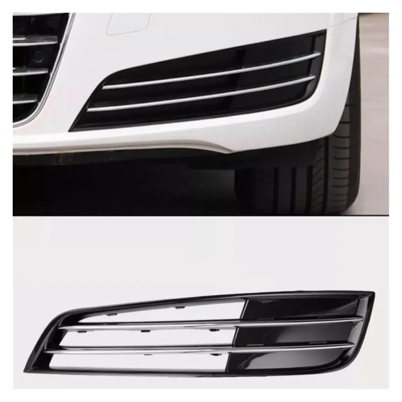 Auto Front Kühlergrille Für Für A8L Für A8 D4 2010 2011 2012 2013 Auto Links Rechts Seite Front Chrom Stoßstange Nebel Licht Kühlergrill Grill Abdeckung Auto Kühlergrill(1 Left No Hole) von Dtbdfak