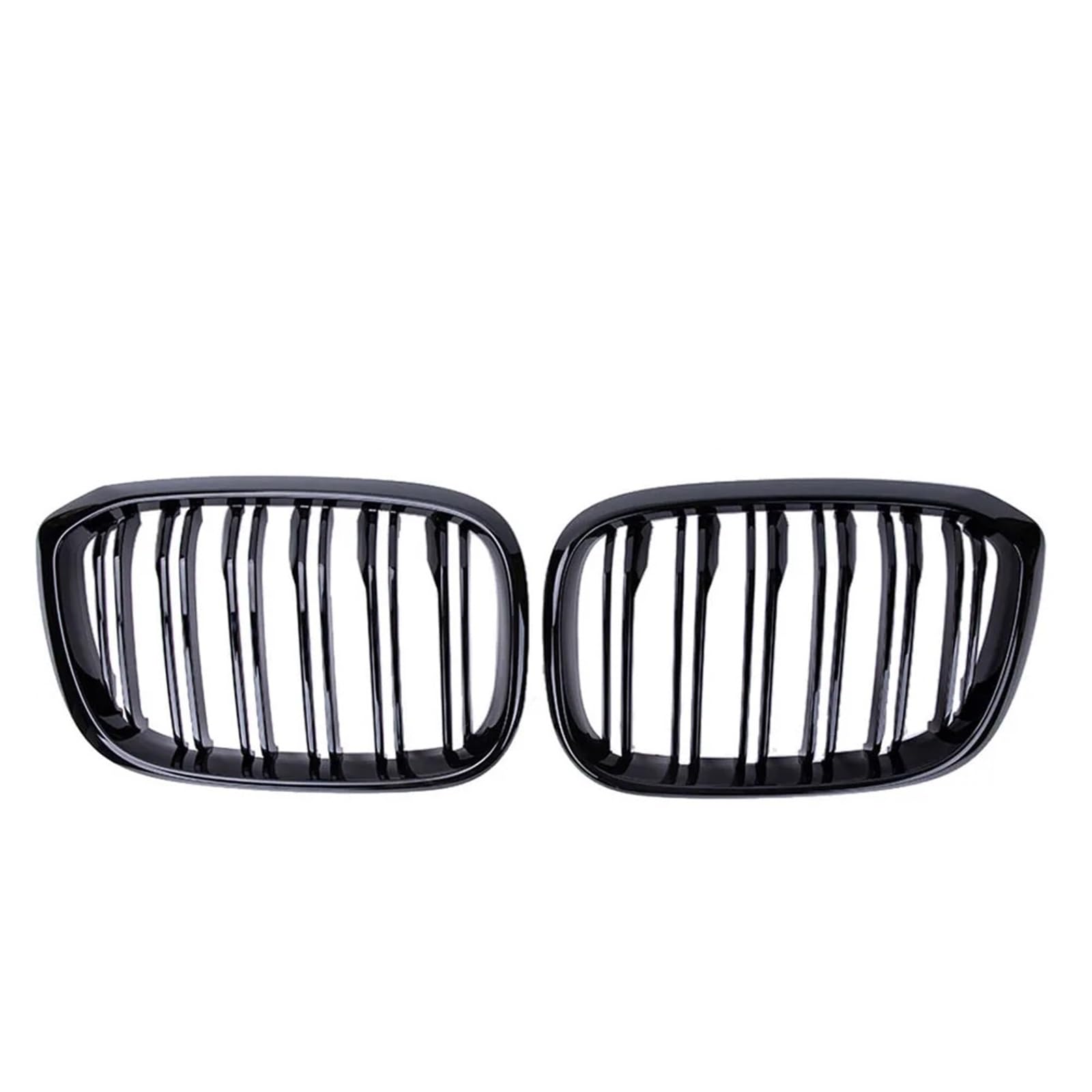 Auto Front Kühlergrille Für Für X3 Für X4 G01 G02 G08 18-21 Renngrills Auto-Styling-Zubehör Frontgrill Nierengrill Doppellamelle Auto Kühlergrill(Glossy Black) von Dtbdfak