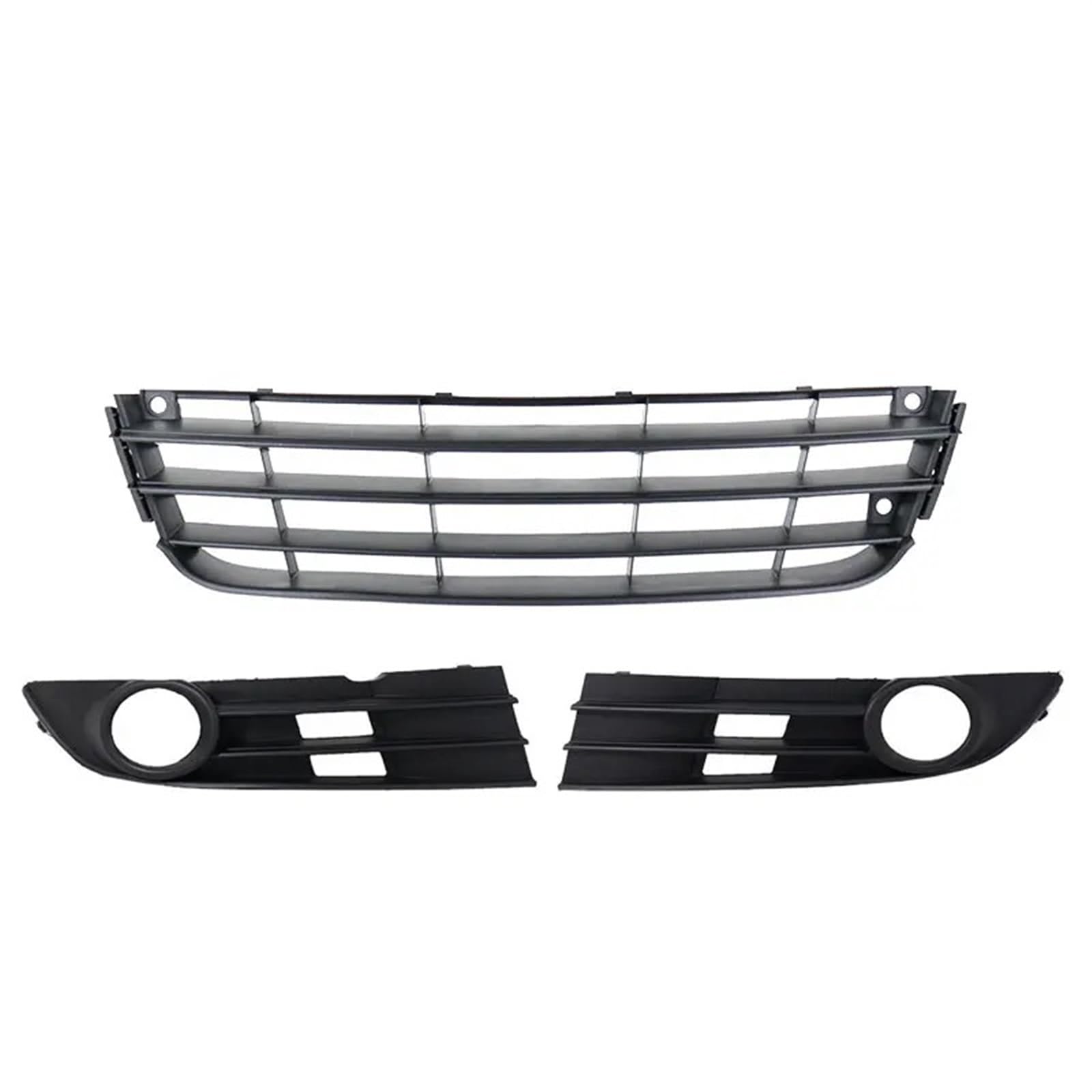 Auto Front Kühlergrille Für VW Für Touran 2007 2008 2009 2010 Auto Front Stoßstange Nebel Licht Abdeckung Medium Mesh Zaun Nebel Lampe Kühlergrill Auto Kühlergrill(1 Satz) von Dtbdfak