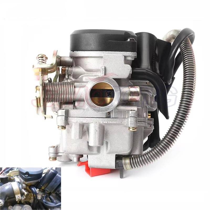 Carb Vergaser Für PD18J 18mm Big Bore Carb Motorrad Vergaser 50cc 60cc 80cc 100cc Für 139QMB Für 139QMA Roller Moped für ATV Go-Kart Heavy Duty Vergaser von Dtbdfak