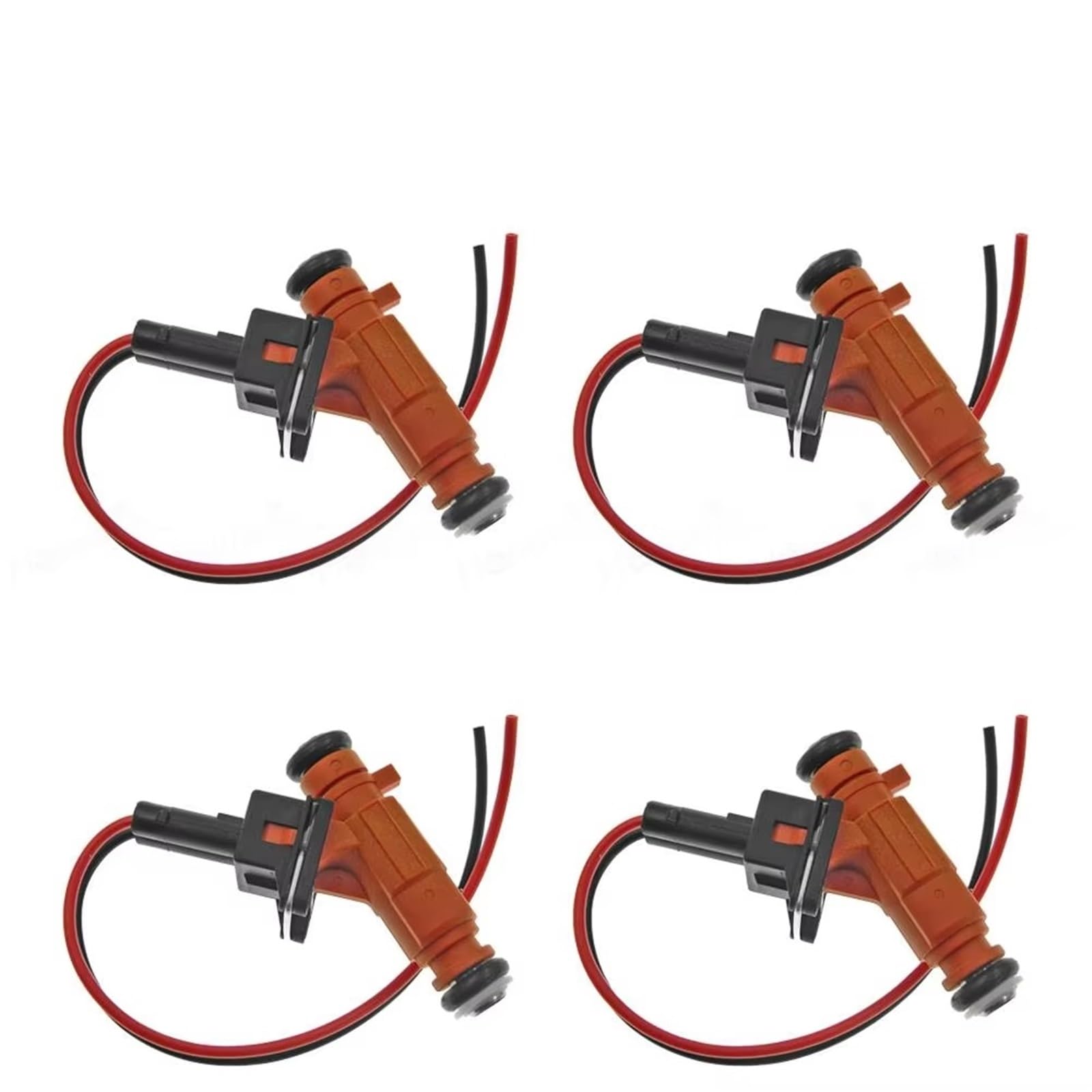 Einspritzdüse Für Citroen C2 C3 Für Xsara Für Berlingo Für Peugeot 206 307 1007 Für Partner 4X 0280156034 Kraftstoff Injektoren Düse Stecker Injektor Düse(4 Set) von Dtbdfak