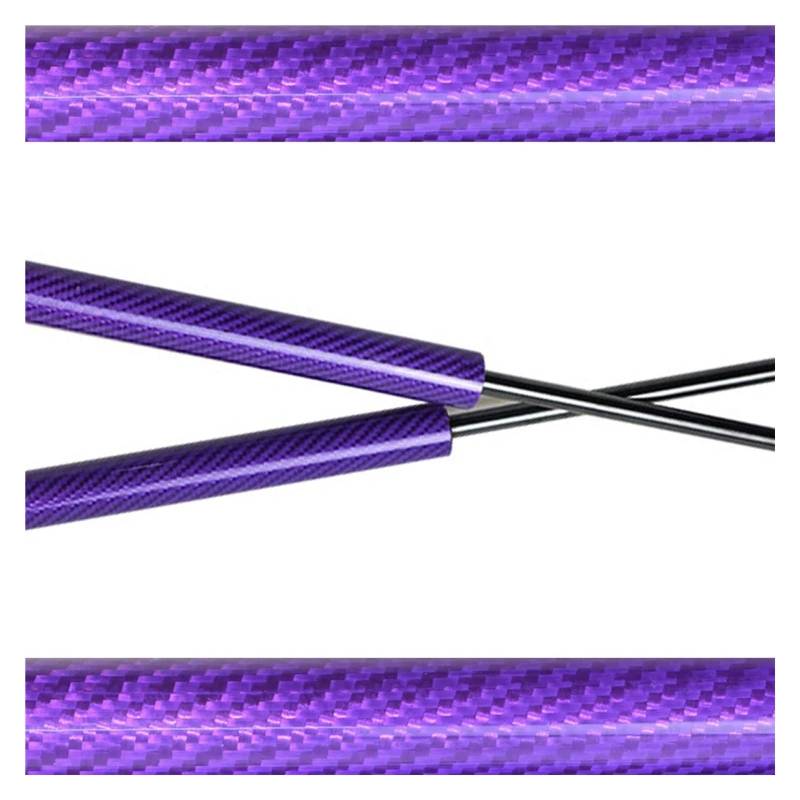 Gasfeder Heckklappe Für Nissan Für Skyline R33 Coupe mit Spoiler 1993–1998 Heckklappe Boot Lift unterstützt Prop Rod Gas Streben Heckklappe Luftfeder(Purple Carbon Fiber) von Dtbdfak