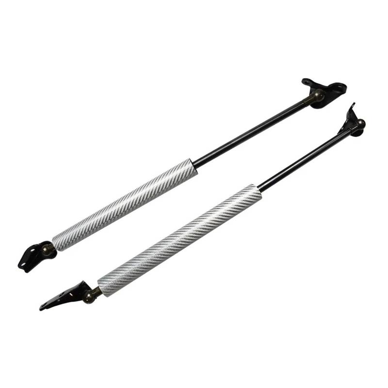 Gasfeder Heckklappe Für Toyoa Für Harrier 2003-2008 Heckklappe Trunk Boot Streben Lift Unterstützung Dämpfer Gas Schock 520mm Heckklappe Luftfeder(Silber) von Dtbdfak