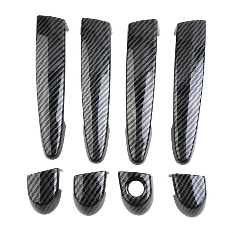 Türgriff Fahrerseite Für E87 /E90 /E91 E92 E93 F30 X1 X2 X3 X4 X6 Außenzugang 4 X Autotürgriffabdeckung Carbon Fiber Style Trim Auto Außentürgriff von Dtbdfak