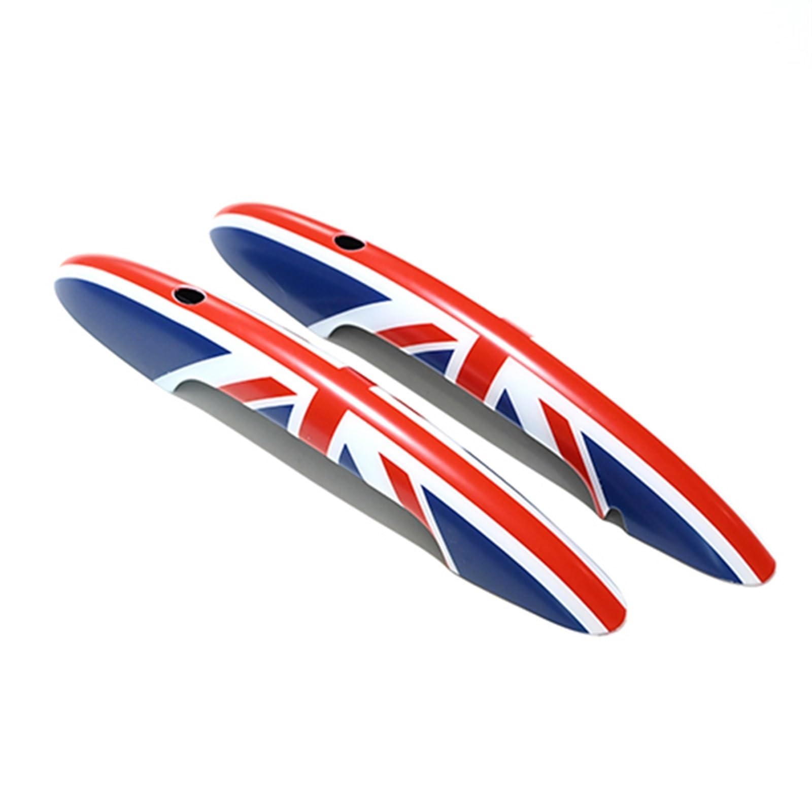 Türgriff Fahrerseite Für Mini Für Cooper S Für JCW F56 F57 Auto-Styling Außenteile Zubehör 2 Stück Im Set Die Schwarze Flagge Türgriffabdeckung Aufkleberverkleidung Auto Außentürgriff(Union Jack) von Dtbdfak