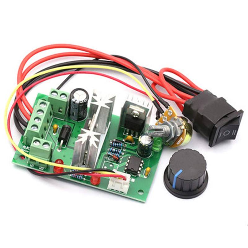 Einstellbarer DC Motor Drehzahlregler PWM Drehzahlregler PWM DC Motorregler 12V 24V 36V 6A Reversing Switch Speed Controller vorwärts rückwärts Funktion Ansteuerung von Dtmeng