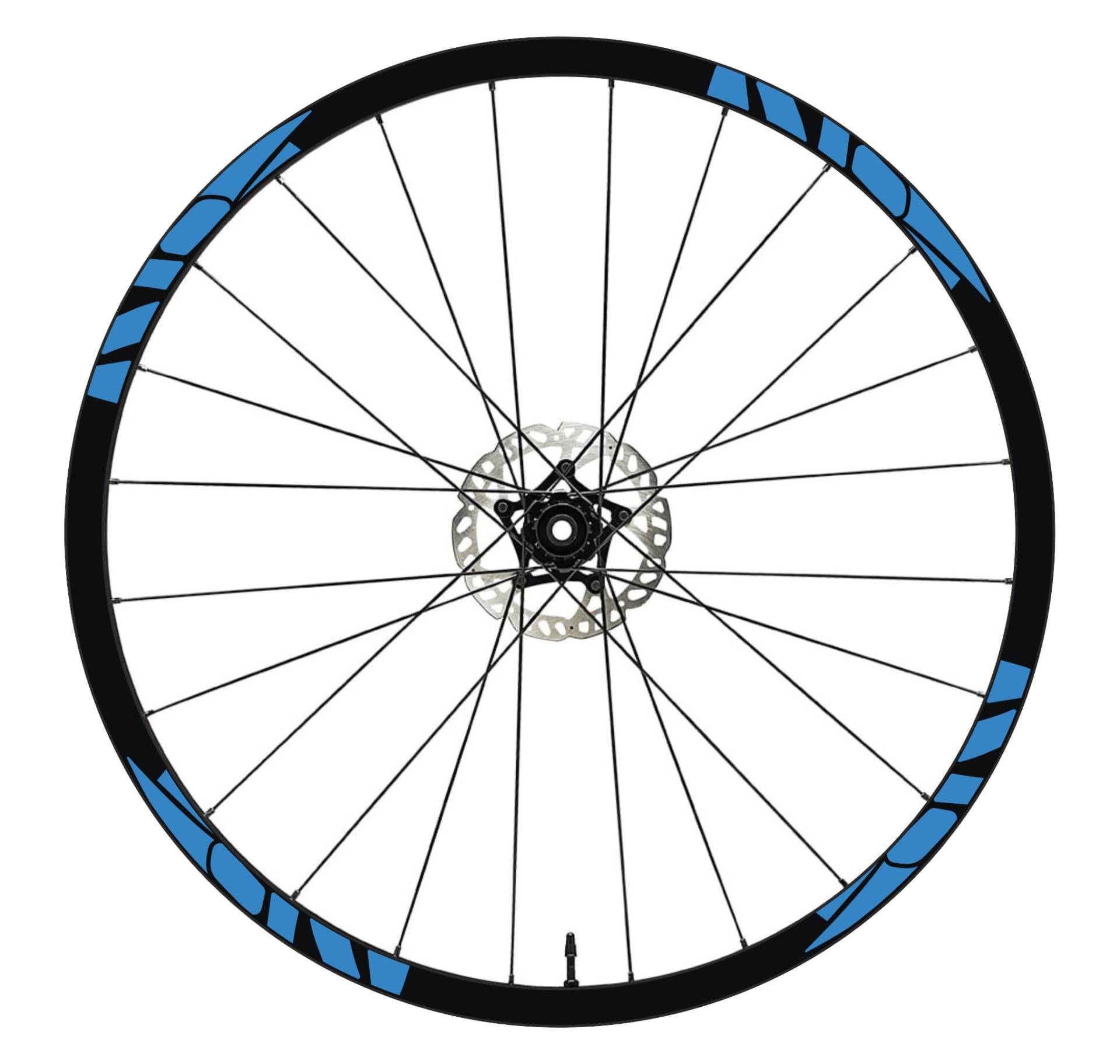 DualColorStampe Felgenaufkleber für Fahrrad, 26 Zoll – 27,5 Zoll – 28 – 29 Zoll (53, 27,5 Zoll) von DualColorStampe