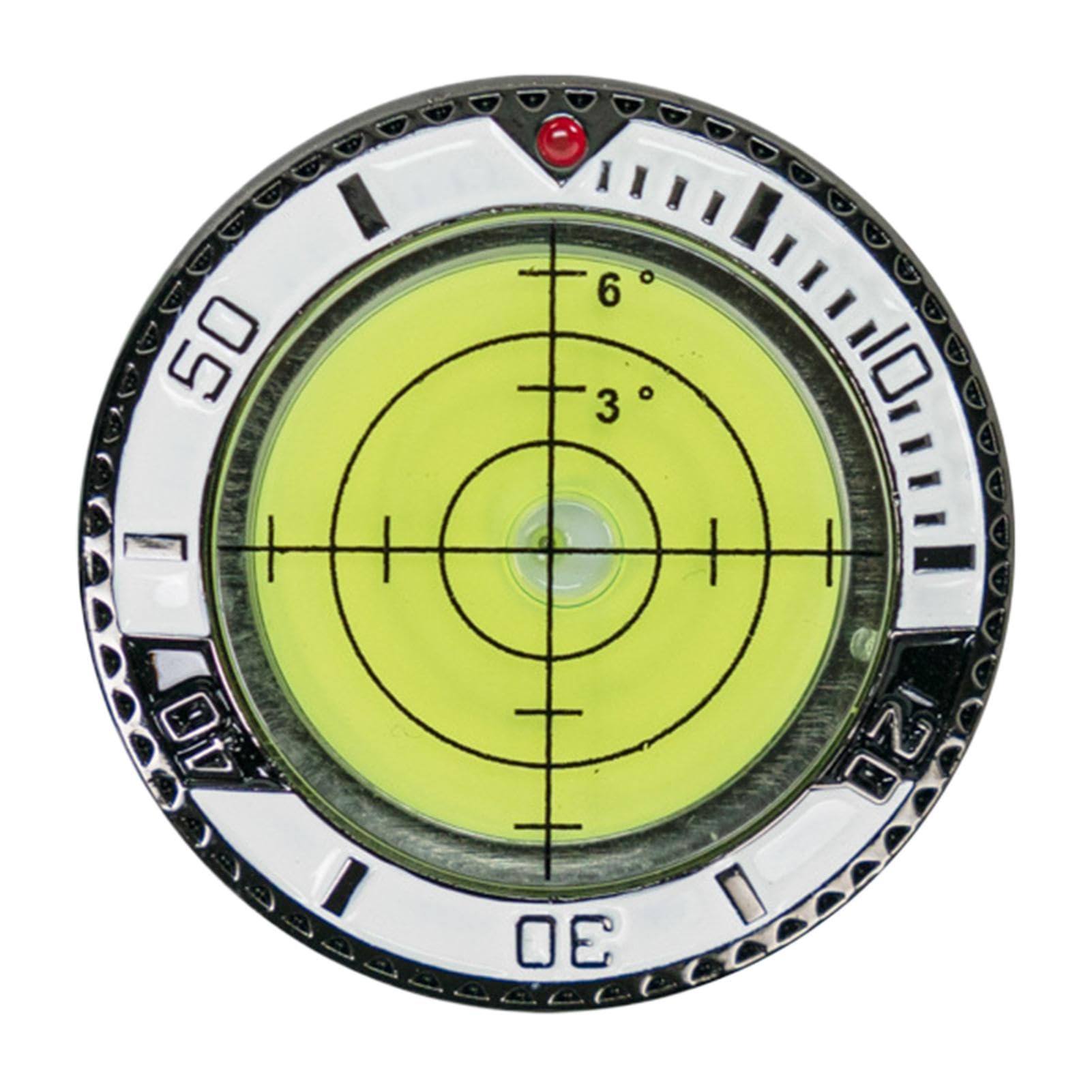 Golf Green Reader,Golfballmarker - Doppelseitige Ballmarker-Lesehilfe | Tragbares professionelles Golf-Messgerät für Basketballplätze, Golfplätze, Fußball von Dubbulon